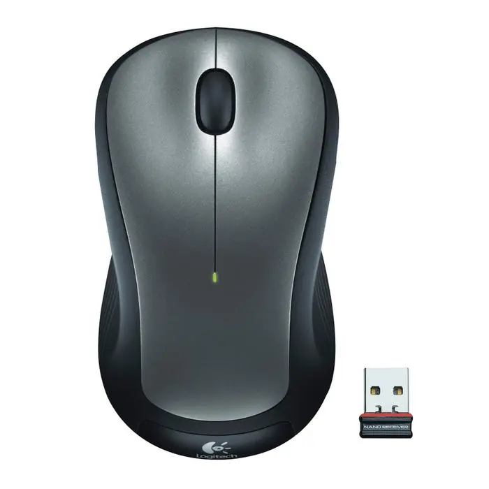 Logitech M310 Wireless Mouse, Black/Silver New Release